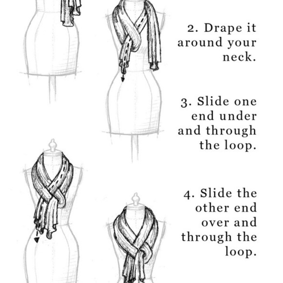 Fashion Scarf Star Print - Picture 4 of 4